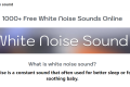 White Noise Sound：1000+ 在线白噪音的网站