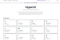 Hyperui：免费的Tailwind CSS组件集合