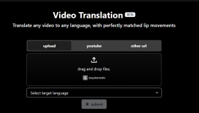 Translation AI：AI视频翻译工具，将任何视频翻译成任何语言，完美嘴唇动作