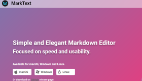 MarkText：简单优雅的开源Markdown编辑器
