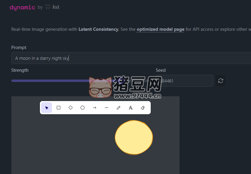 dynamic：根据文字和草图让 AI 帮你生成图片