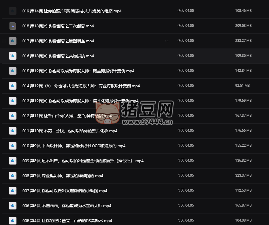 PhotoShop 从零基础小白到大神