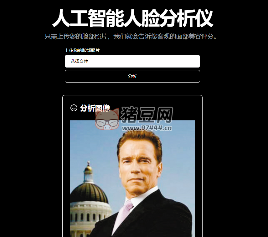 AI Face Analyzer：AI 颜值打分工具 人工智能人脸分析仪