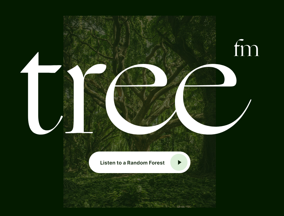 Tree.FM：收听世界各地的森林之音|39 座森林的真实录音