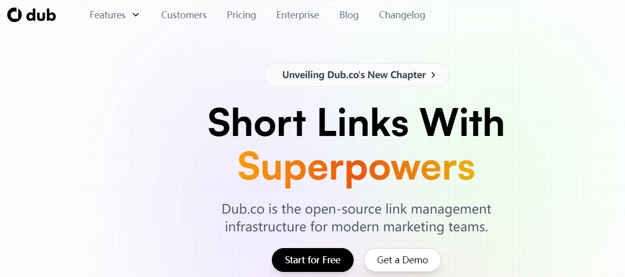 Dub：一个免费开源的链接缩短工具