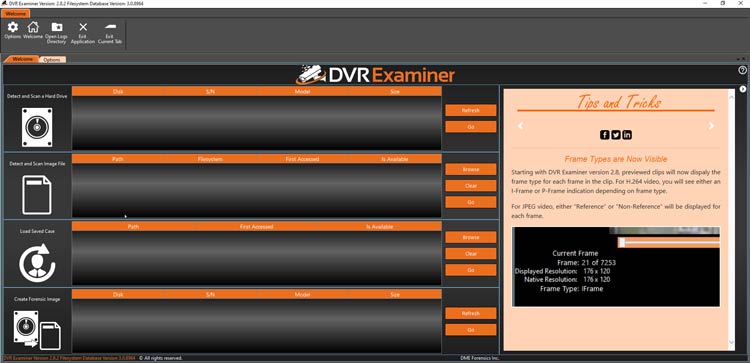 DVR Examiner v3.11.1 DVR 视频恢复工具 免费注册版