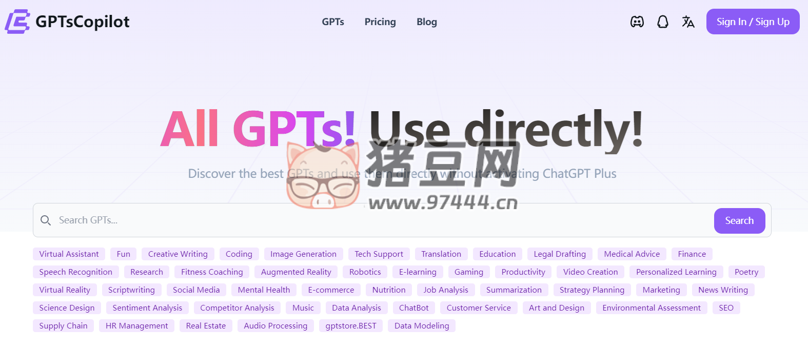 GPTsCopilot：直接使用 GPTs