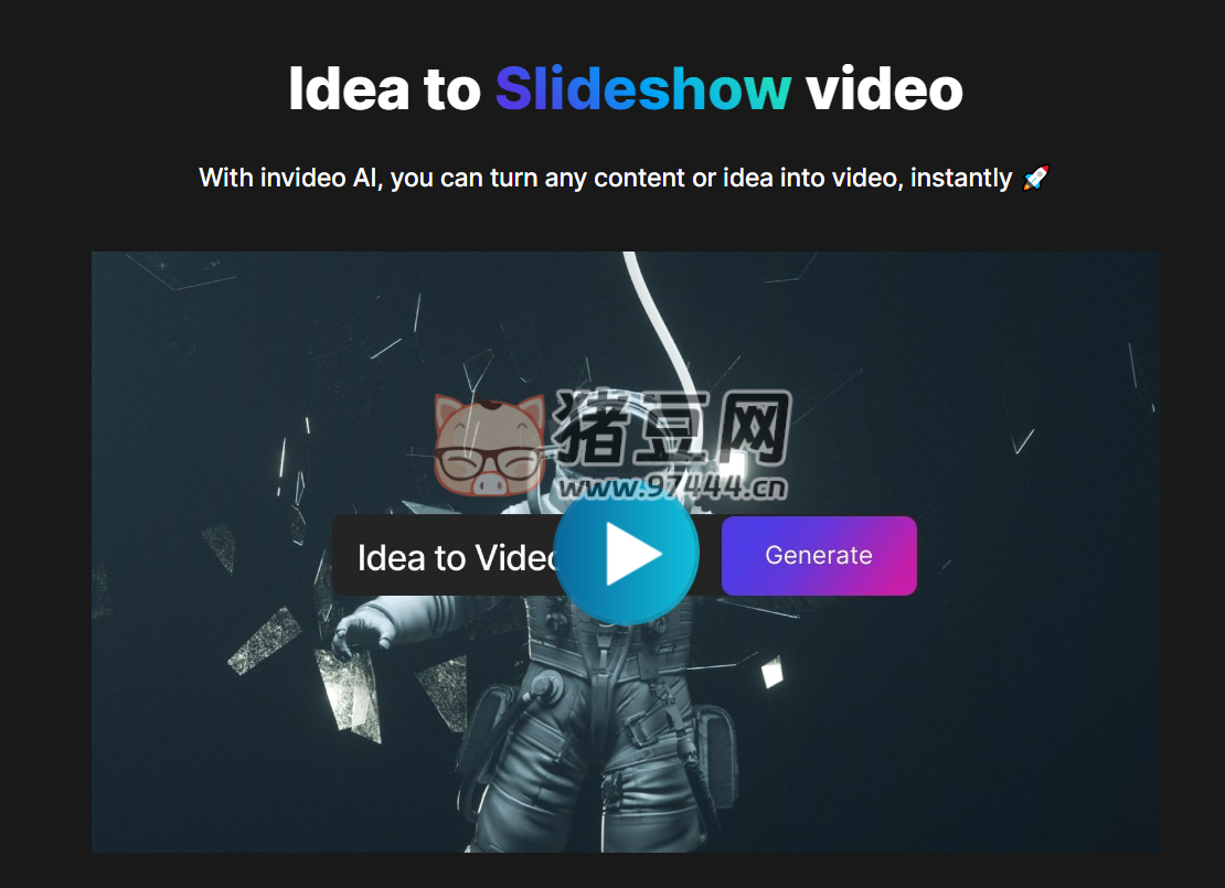 Invideo AI：文本转视频工具