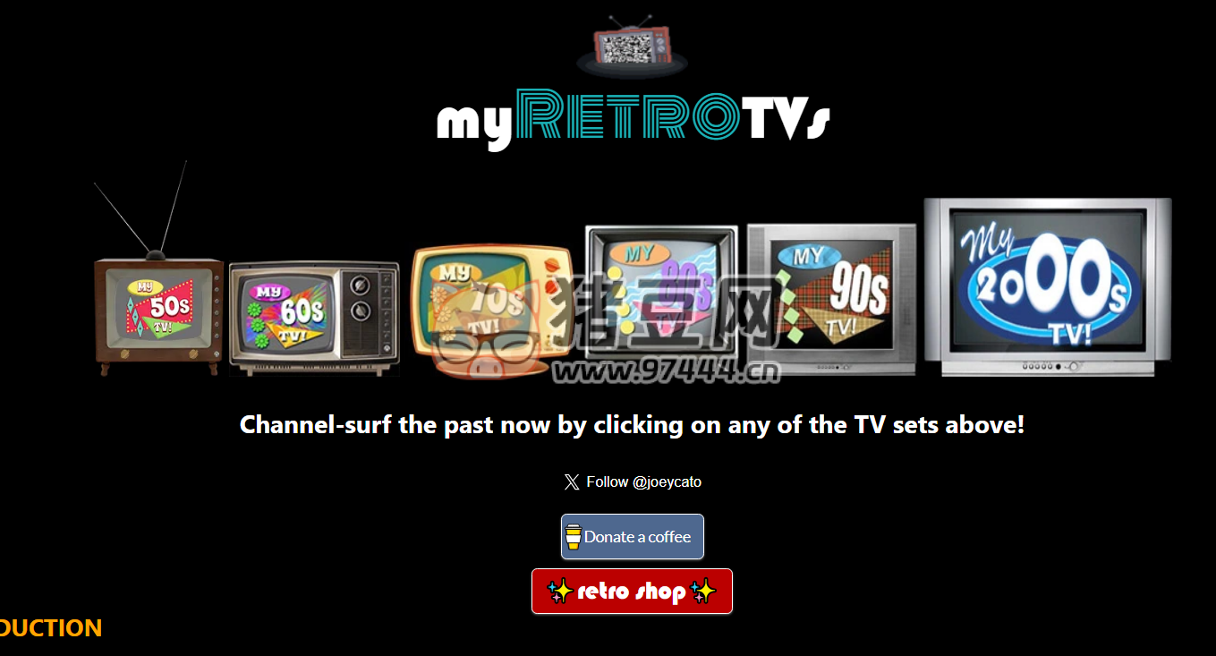 MyRetroTVs：1950-2000 年代在线复古电视模拟器