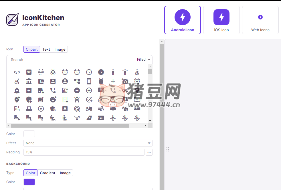 IconKitchen：在线制作各种 ICON 图标