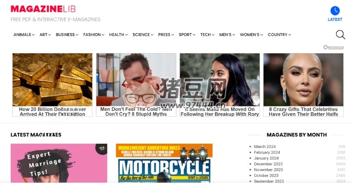 magazinelib：一个不错的外刊下载站