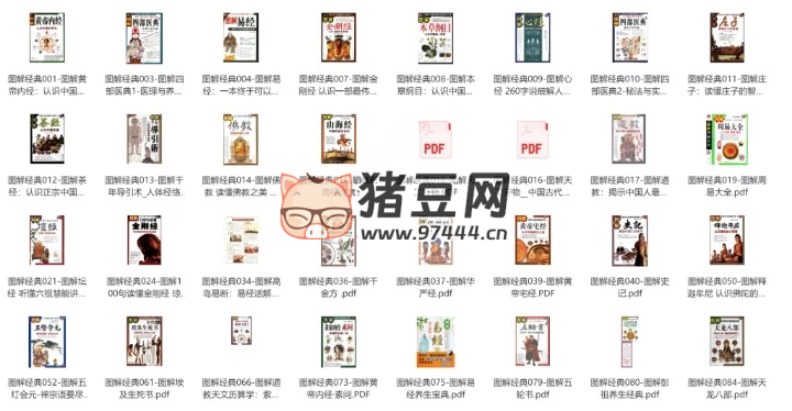 图解经典系列合集：老庄、易经、风水、术数、奇门遁甲、道教、佛教等