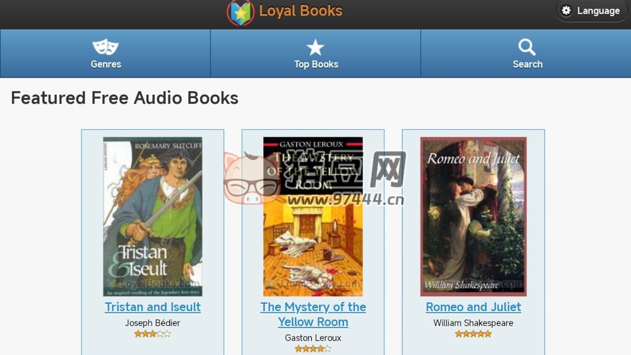 Loyal Books：免费原版有声读物收听下载