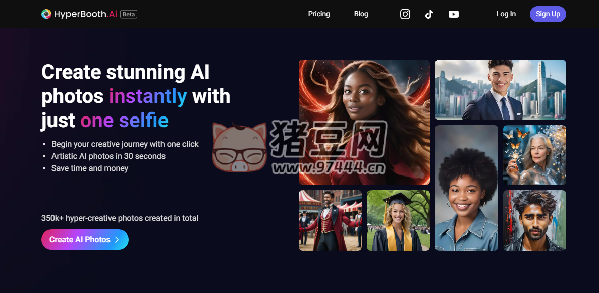 HyperBooth AI：生成 AI 风格的人像照片