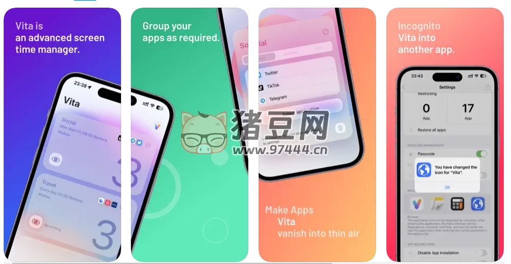Vita v3.2.6 一个方便的工具,可以一键隐藏应用并提供伪装功能 Vita v3.2.6 一个方便的工具,可以一键隐藏应用并提供伪装功能
