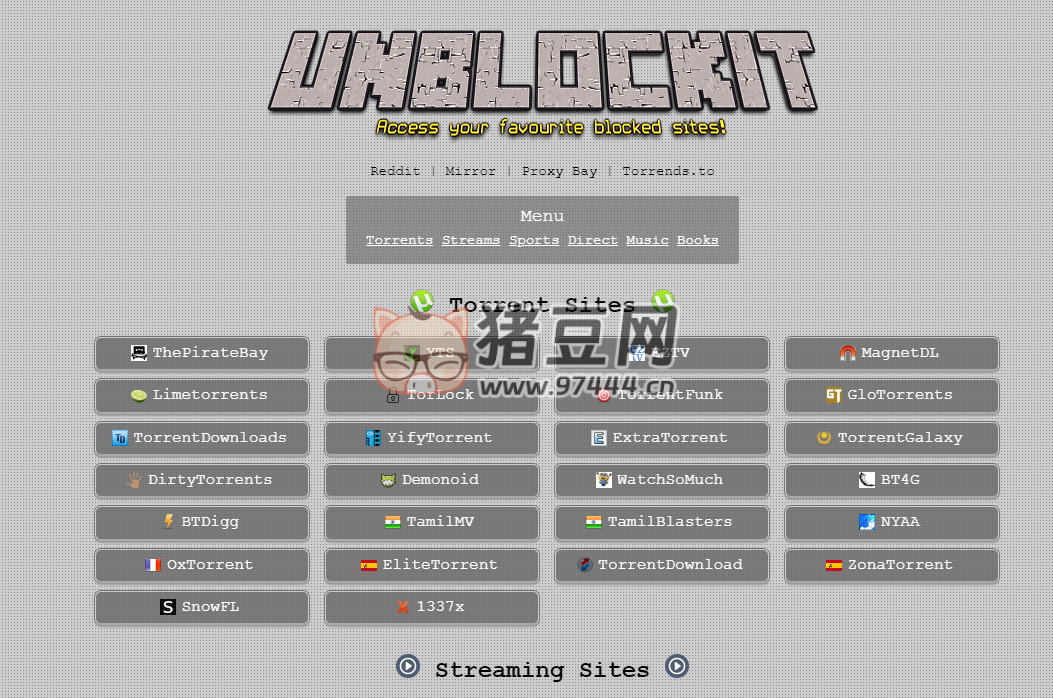Unblockit：国外磁力大全磁力导航网站