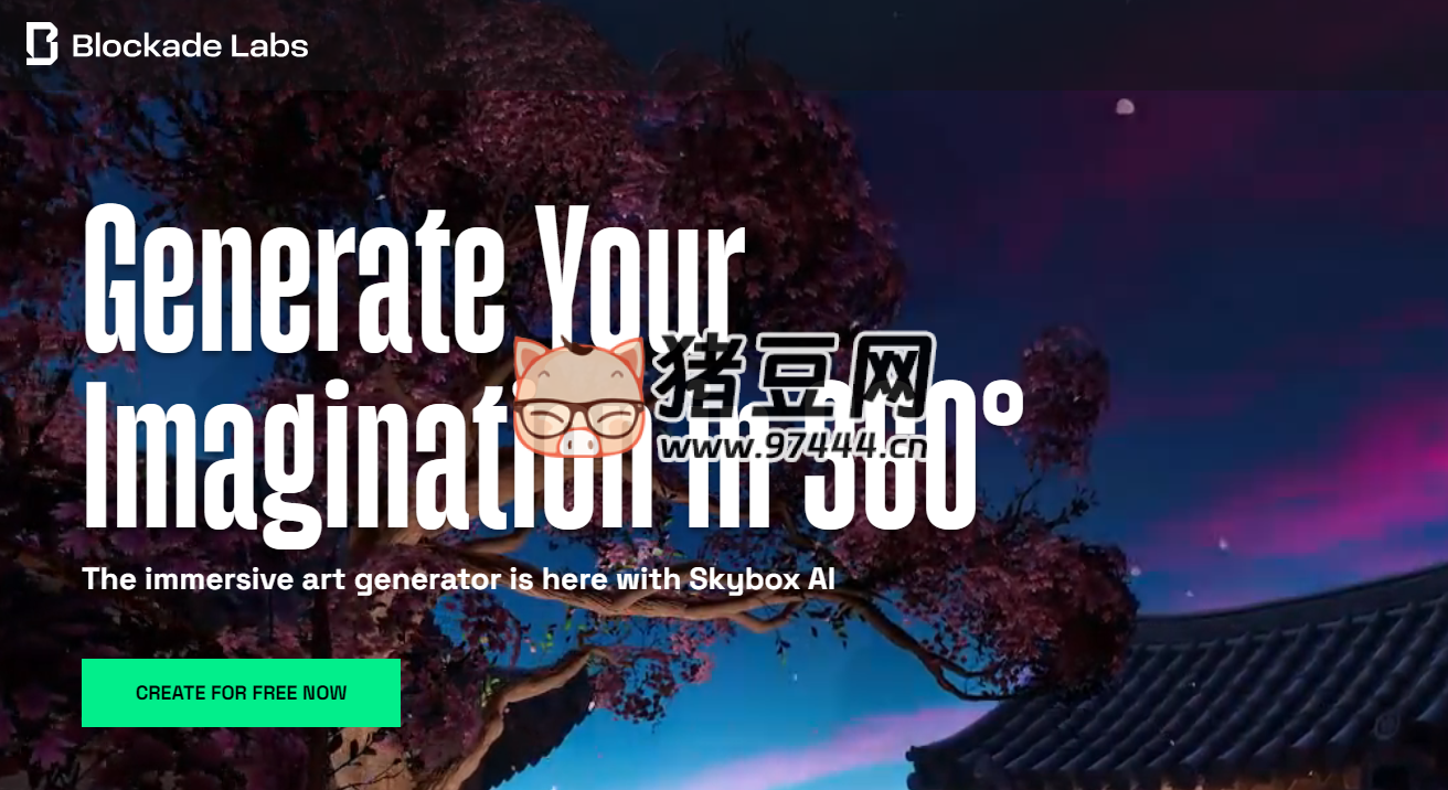 blockadelabs：AI 2D 图转 3D 网站