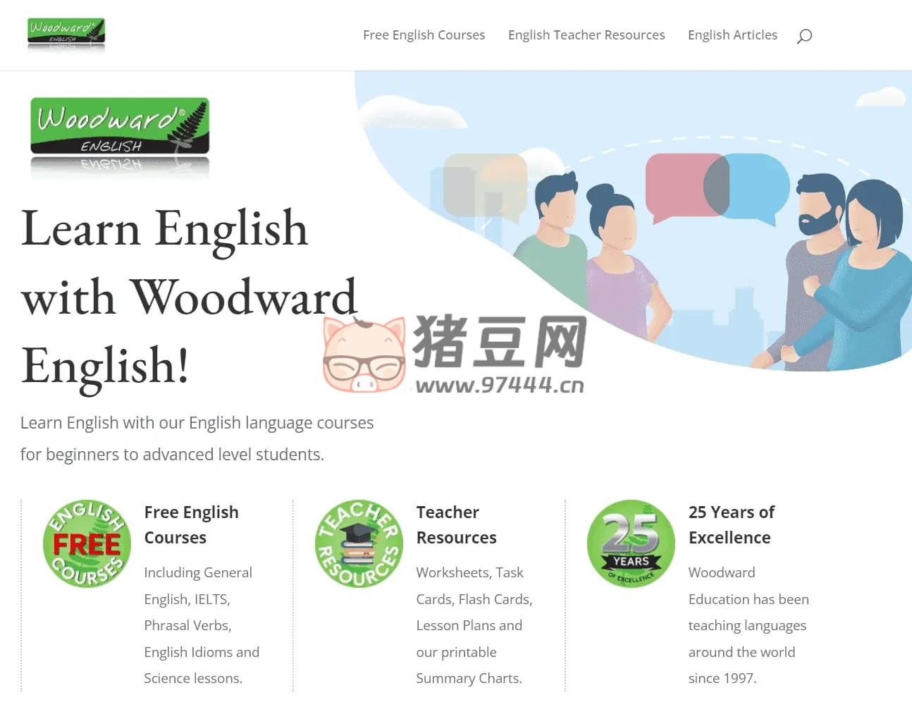 Woodward English：免费的全英文英语学习课程