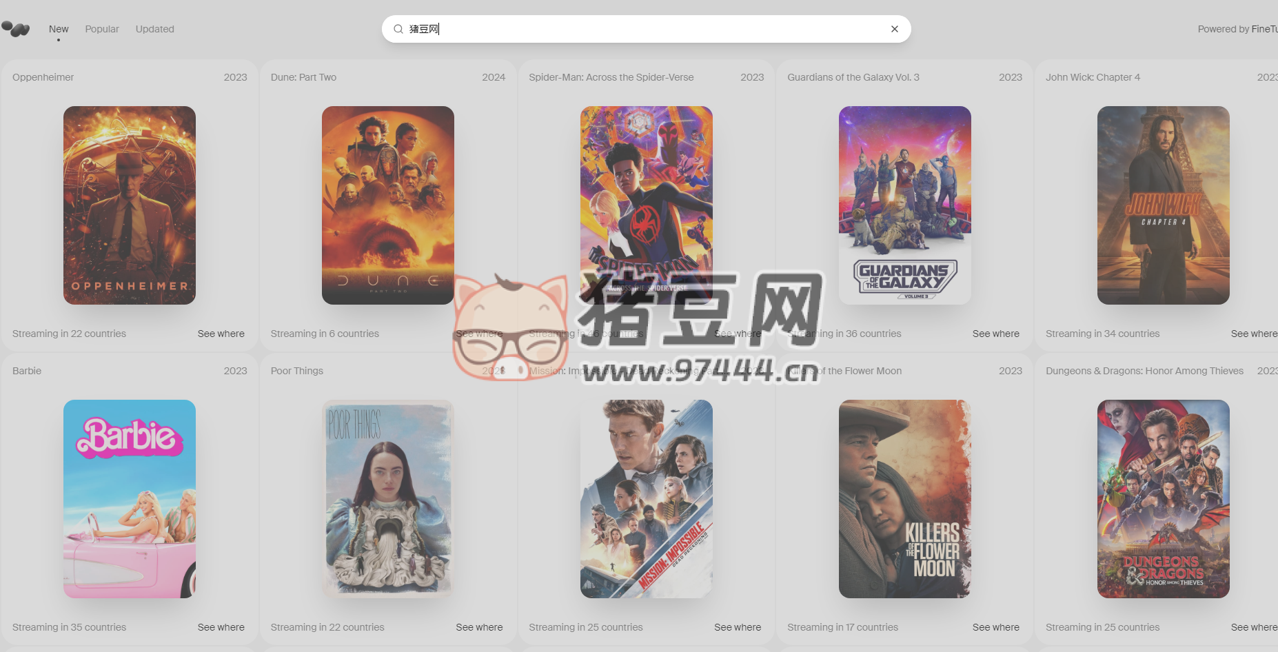 WhereTo.Stream：电影与电视节目查找网站