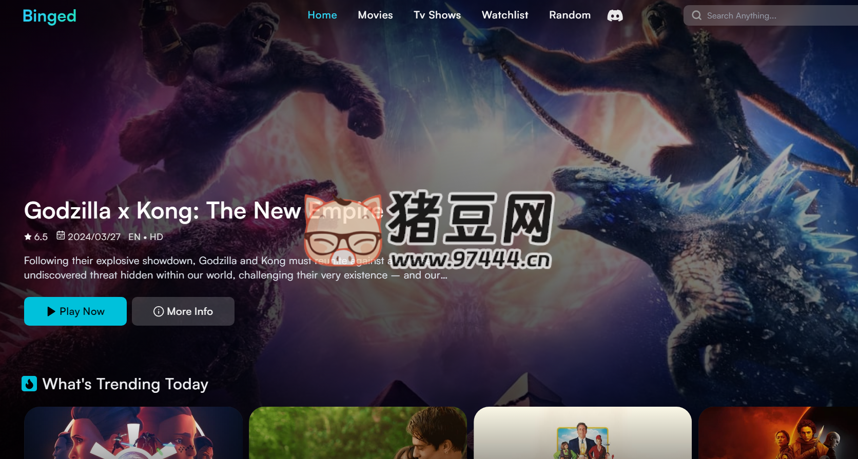 Binged：国外的一款免费在线影视网站