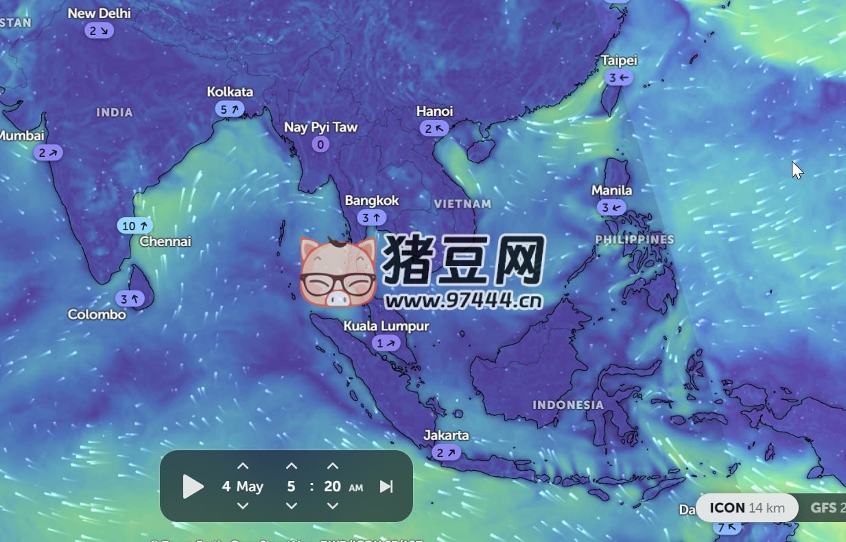 Zoom Earth：一个提供卫星地图和实时气象信息的网站