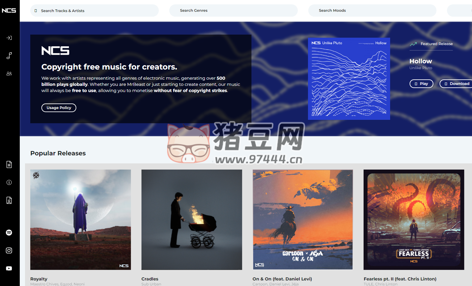 Music Library – NCS：音乐图书馆，音乐素材下载必备