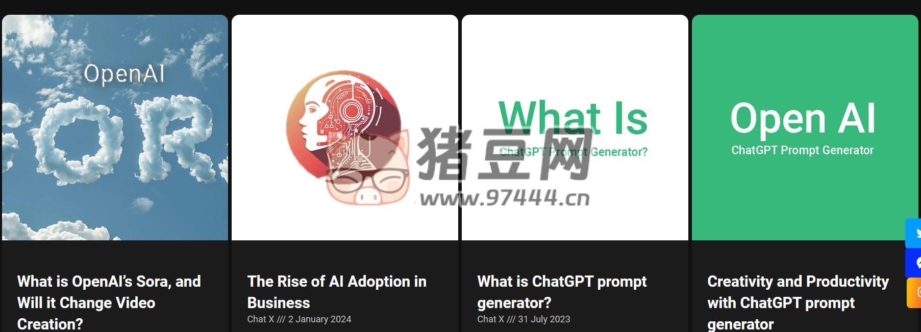 ChatX：一个为 ChatGPT、DALL·E、Stable Diffusion 和 Midjourney 提供生成性 AI 提示的免费市场