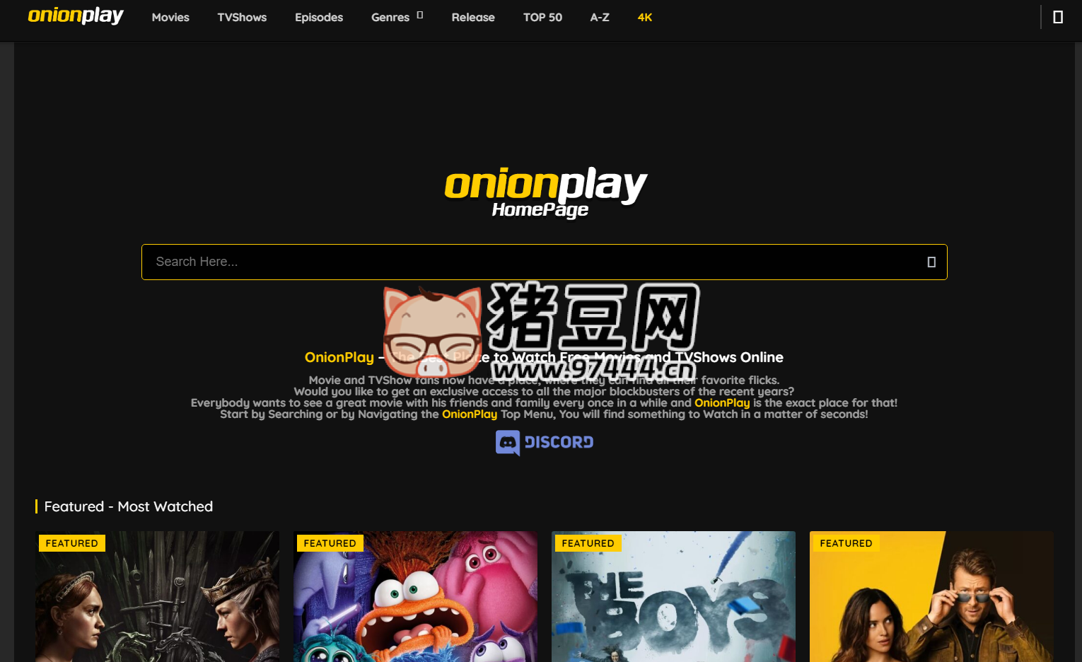 OnionPlay：一个免费提供最新电影和电视剧在线播放的网站
