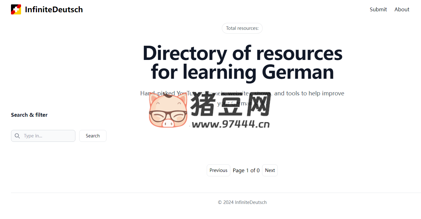 InfiniteDeutsch：在线德语学习资源目录