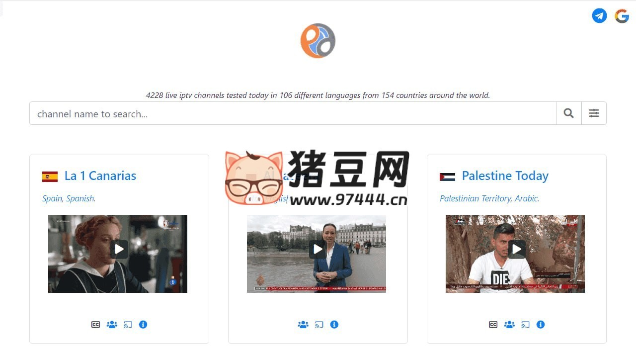 ejatv：IPTV 直播源收集网站，全球 150 个国家地区的 4633 个直播源