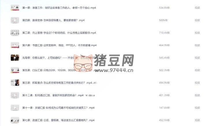 职场高手的 12 堂工作汇报术