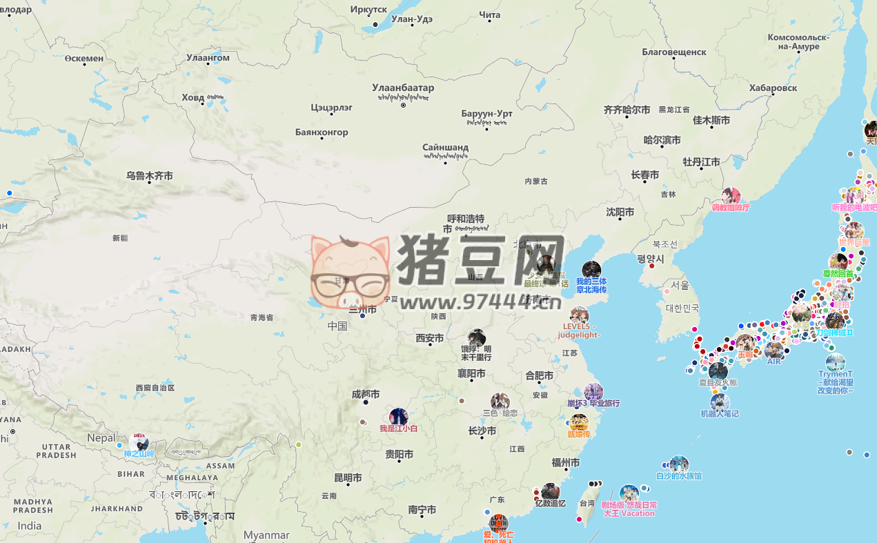 anitabi map 动画巡礼地图：共享动画取景圣地地标与截图的工具