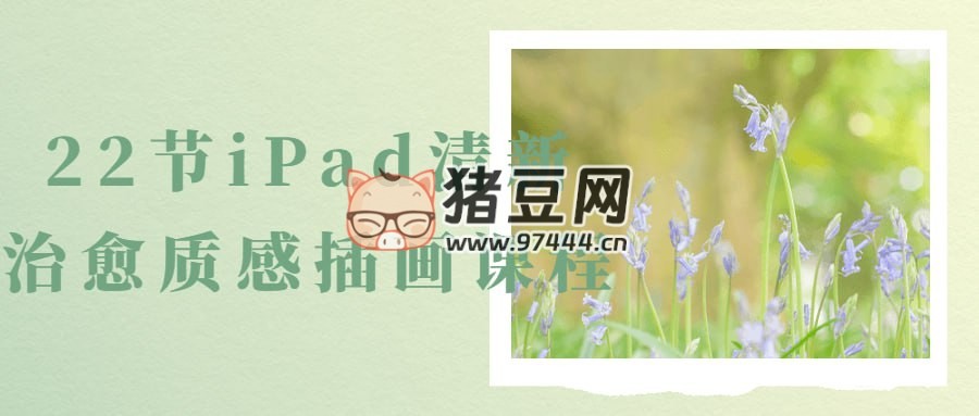 22 节 iPad 清新治愈质感插画课程