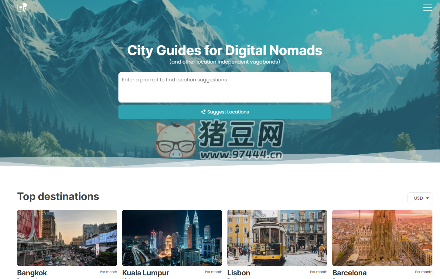 RoamRankc：全球数字游民的城市指南