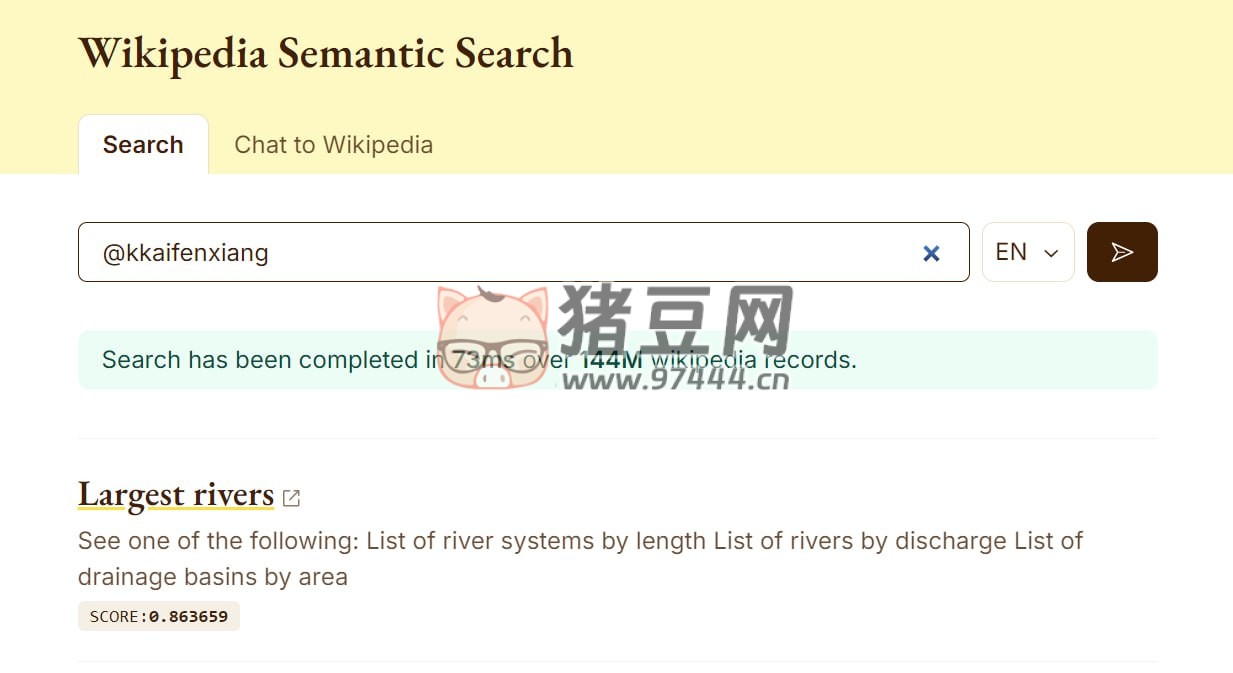 Wikipedia Semantic Search：一个基于 Upstash Vector 的 Wikipedia 语义搜索实验平台