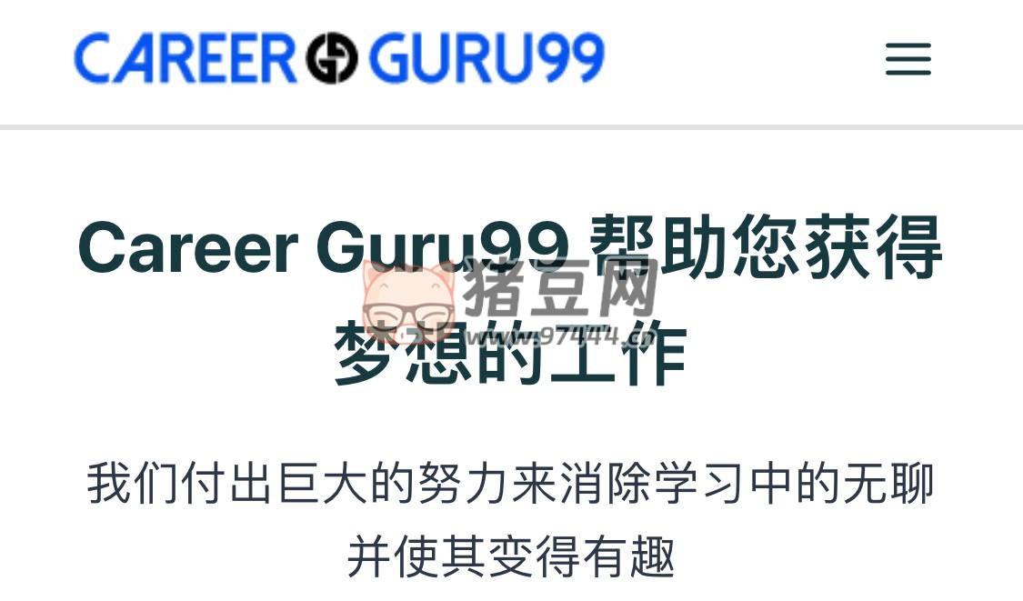 职业大师：帮助您获得梦想的工作