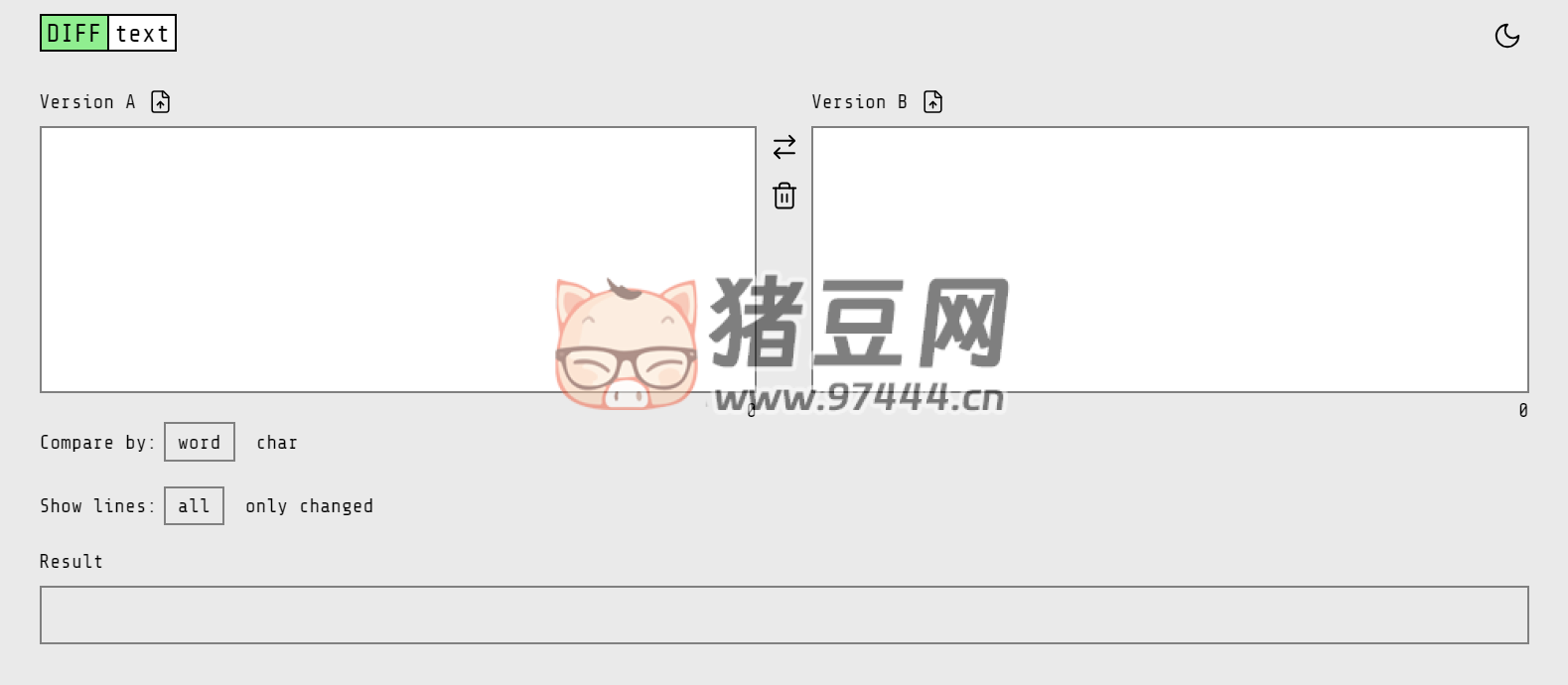 Diff Text：在线比较文本差异工具