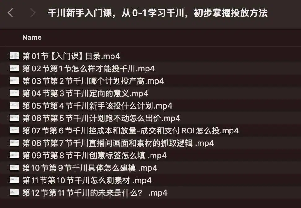 从 0 - 1 学习千川初步掌握投放方法 从 0 - 1 学习千川初步掌握投放方法