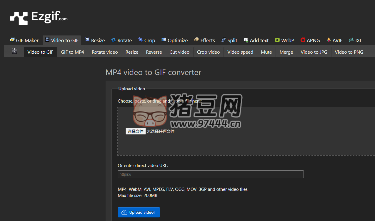 GIFMovie To GIF：免费在线视频转 GIF 动画工具