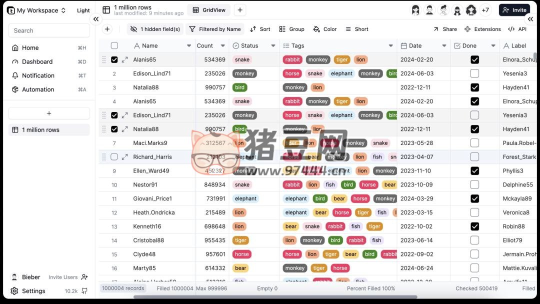 Teable：一个基于 PostgreSQL 的无代码数据库平台