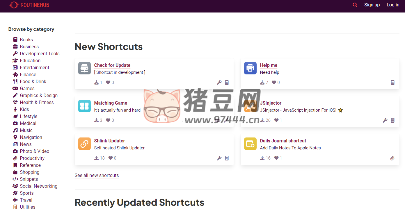RoutineHub：苹果 iOS 快捷指令大全库网站