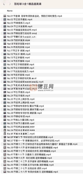 羽毛球 3 合 1 精品提高课