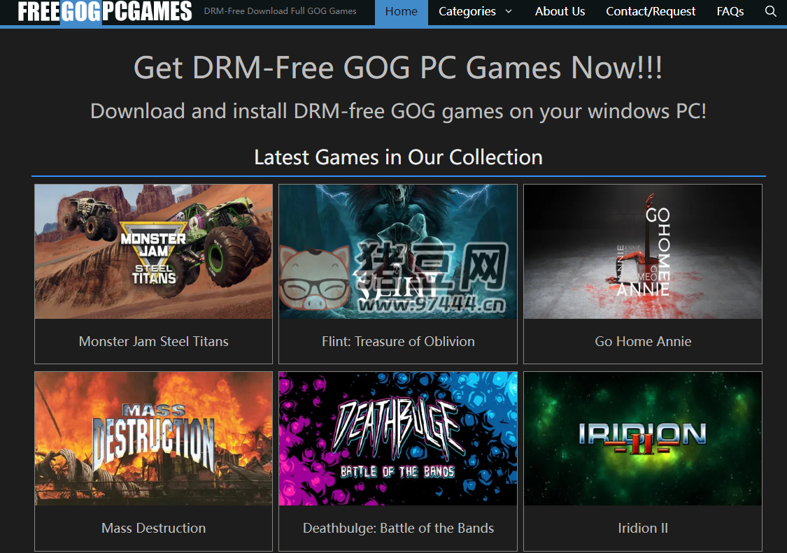 Free GOG PC Games：免费 GOG PC 游戏无 DRM 下载完整 GOG 游戏
