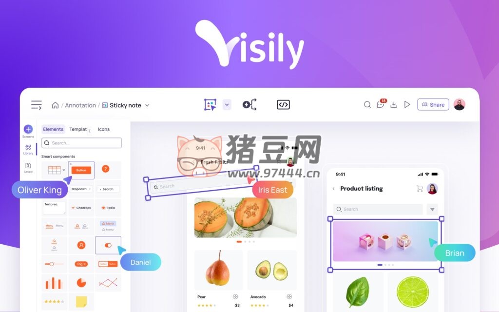 Visily：任何人都可以使用的 UI 设计软件