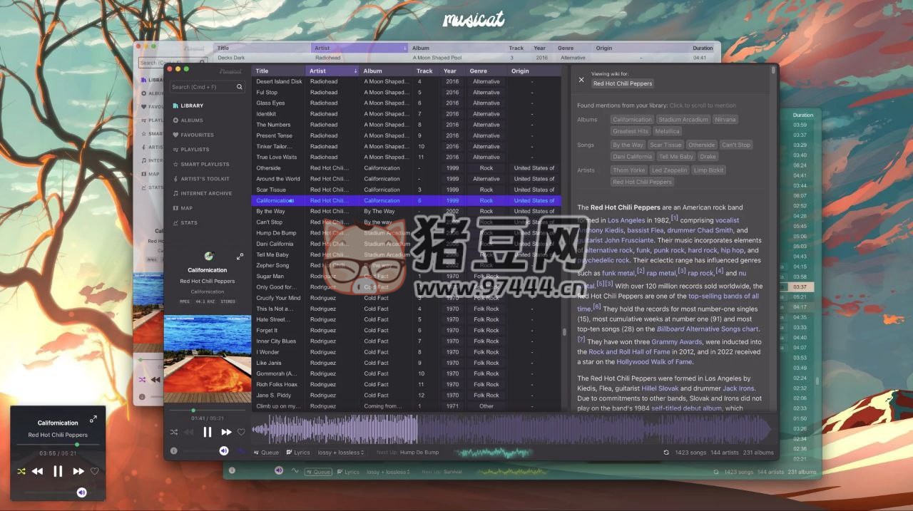 Musicat：开源跨平台本地音乐播放器