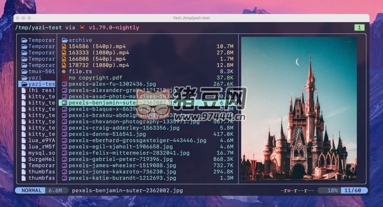 Yazi：开源超快的极简终端文件管理器