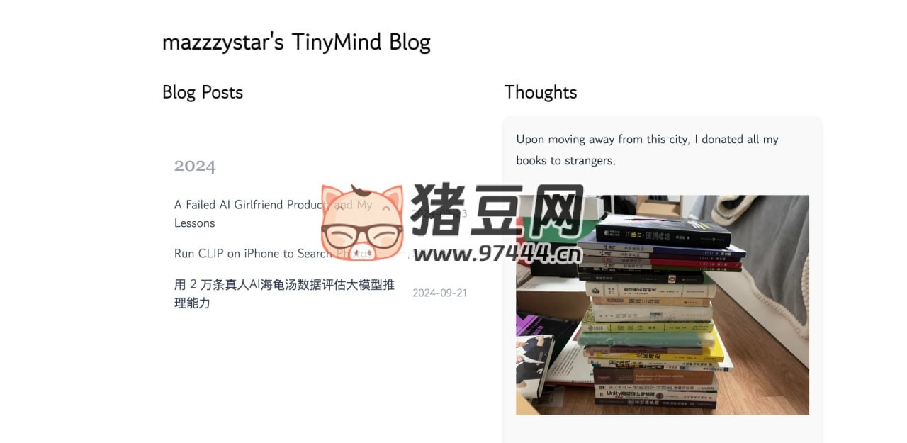 Tinymind：一个开源的通过 GitHub 轻松撰写和同步博客及个人想法的工具