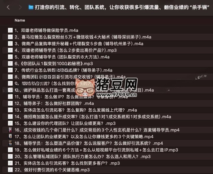 打造你的引流、转化、团队系统,让你收获很多引爆流量、翻倍业绩的“杀手锏” 打造你的引流、转化、团队系统,让你收获很多引爆流量、翻倍业绩的“杀手锏”