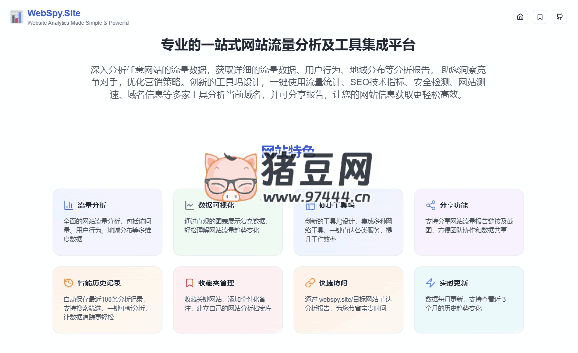 WebSpy Site：简化网站数据分析的神器