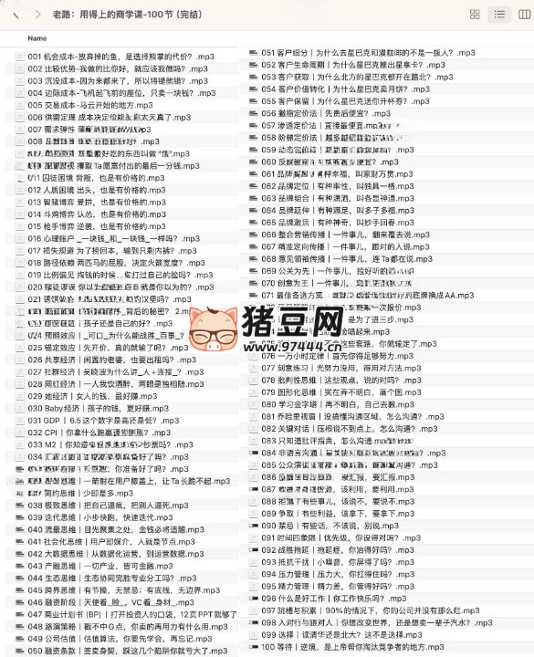 老路：用得上的商学课 100 节